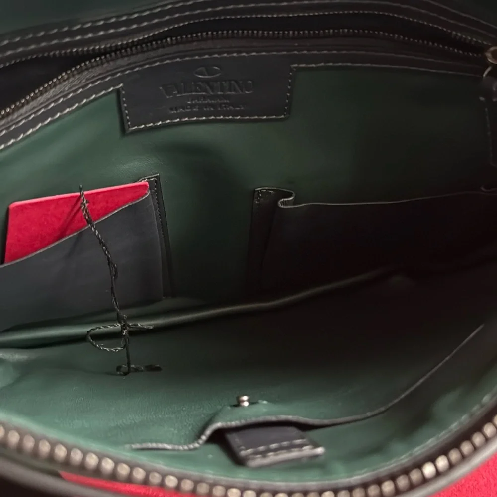 Valentino LIMITED EDITION Leather Laptop Bag – Authentic, Rare Italian Luxury